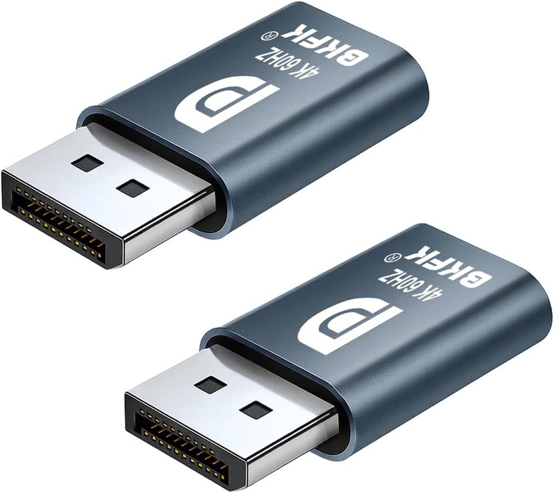 BKFK 4K@60Hz DisplayPort Headless Dummy Plug - Supports 1080p-240Hz EDID Emulator Dongle 60Hz for Crypto Mining, Remote Servers, and Virtual Desktops (DP-4K/60Hz-2Pack) - Image 1